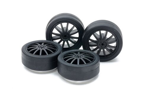  low friction low-profile tires (26mm) and carbon wheels 